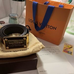 Louis Vuitton inventeur belt